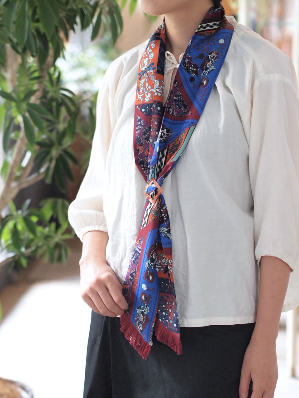 【MACOOL Silk Scarf Fair】スカーフをバックルで簡単に留めちゃおう！ | 長月 NAGATSUKI 岐阜県各務原市の夫婦ユニット