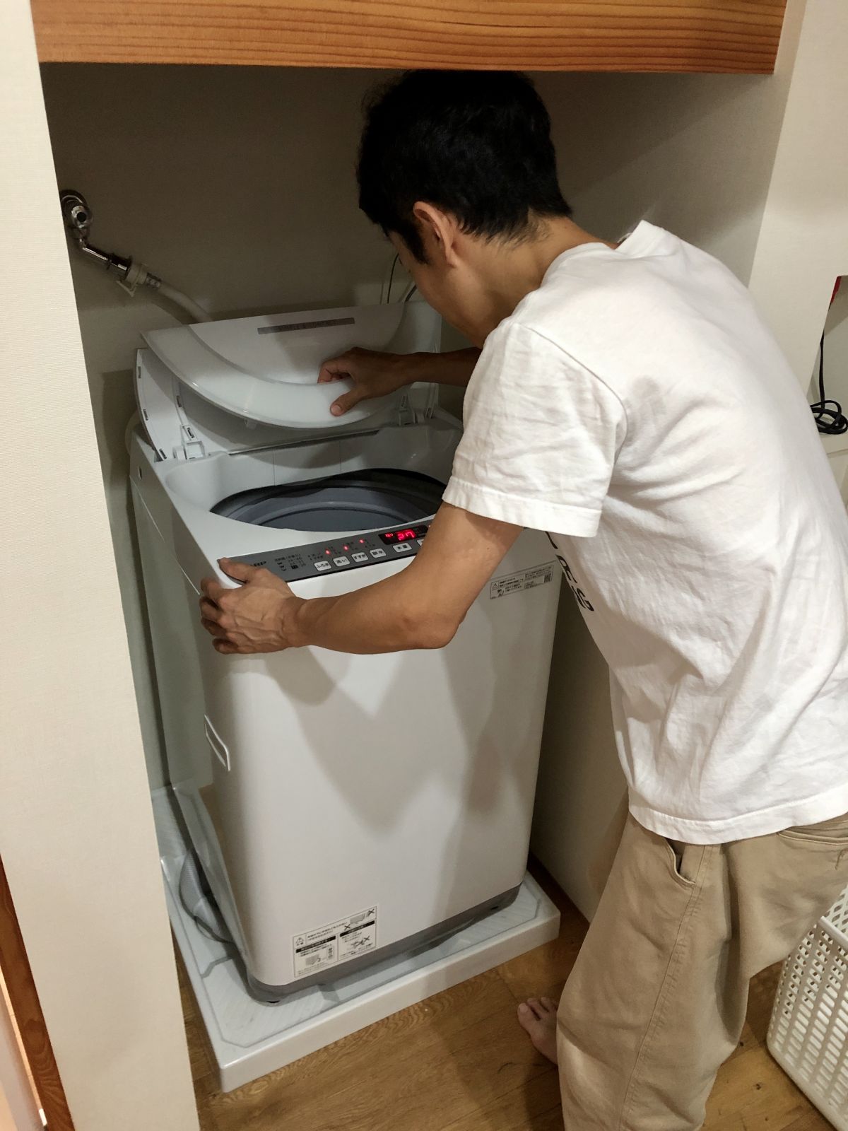 主夫ブログ】シャープの縦型洗濯機が届きました！ | 長月 NAGATSUKI